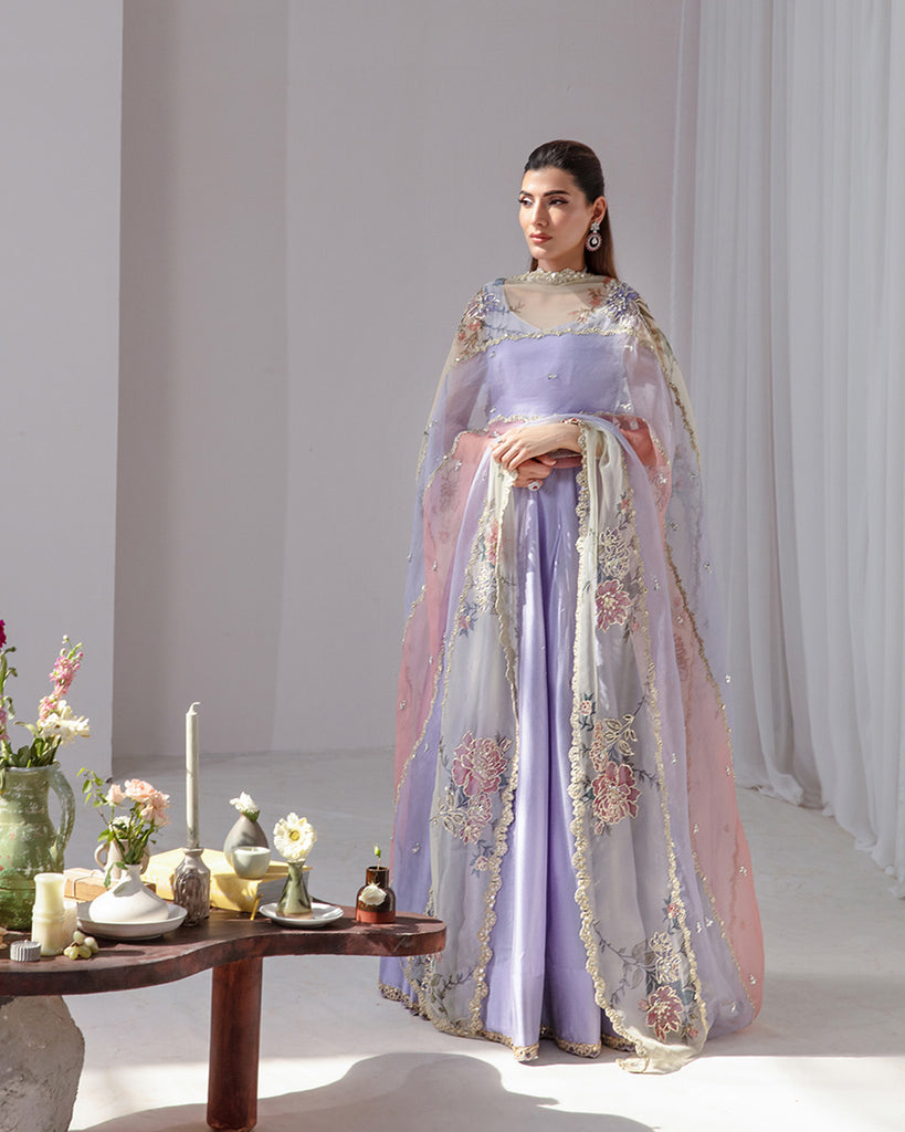 faiza saqlain purple dress rijamujahid_ is the epitome of gorgeous styled in the vibrant Yashal from Noor e Chashm. #FaizaSaqlain #EidwithFaizasaqlain #Eid2023