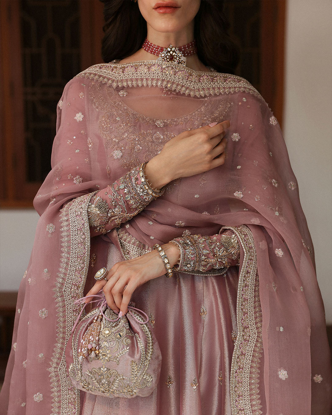 faiza saqlain pink dress Radiating elegance, @yumnazaidiofficial cuts a striking figure in Ruzova, an exquisitely embroidered net pishwas #FaizaSaqlain #WeddingFestive #Neorah