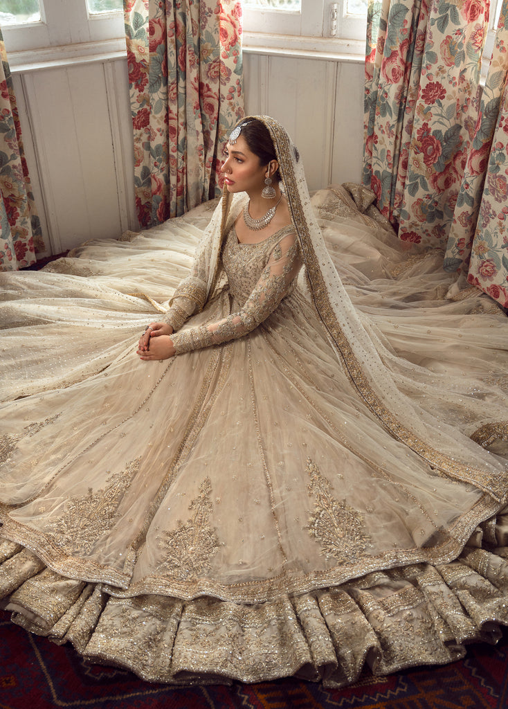 Pakistani Bridal Dress in Silver Lehenga Shirt Style | Pakistani bridal,  Pakistani bridal dresses, Pakistani bridal dress