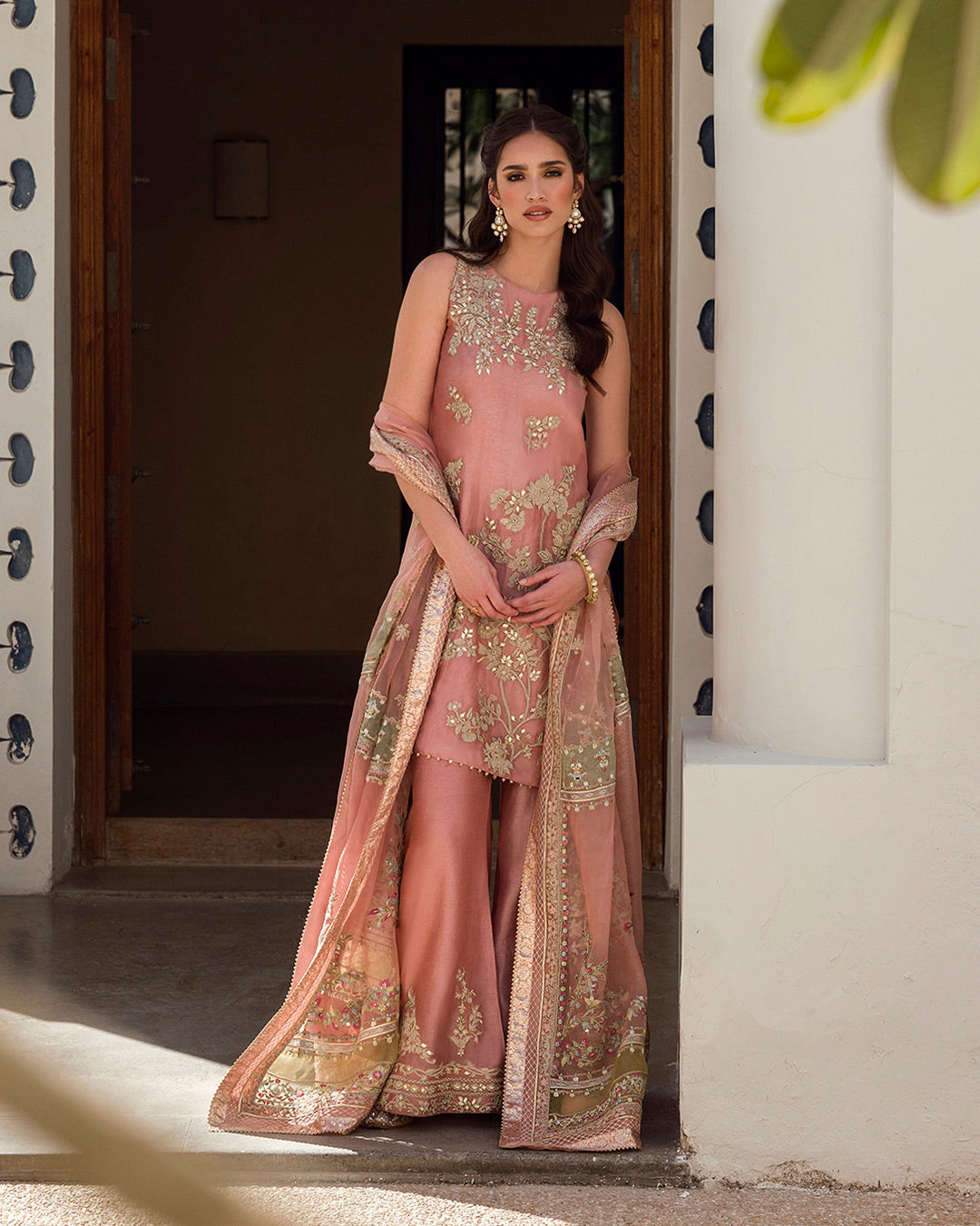 faiza saqlain pink dress Marissa Faiza Saqlain