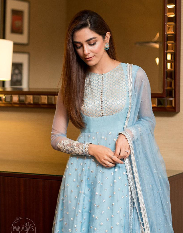 Powder Blue Faiza Saqlain Powder Blue Faiza Saqlain