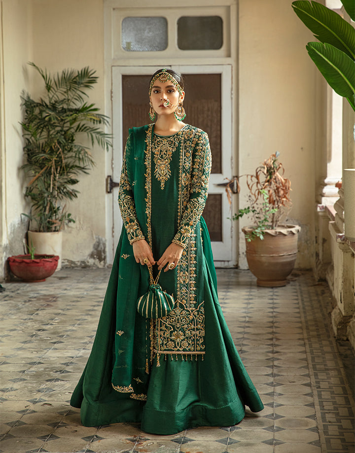 faiza saqlain green dress Selin Faiza Saqlain